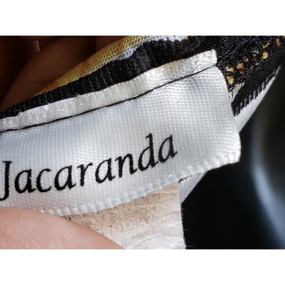 Jacaranda Bodycon Dress Womens Multi Striped Stretch Spaghetti Strap Scoop Neck - Picture 3 of 11